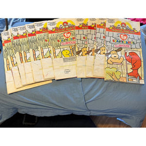 Vintage  1998  Ty Beanie baby Lot of McDonald Happy Meal bags